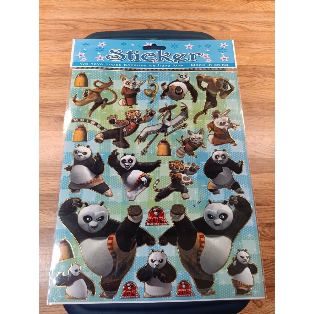Kung Fu Panda Sticker Sheet